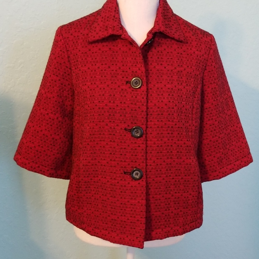 Coldwater Creek flattering career jacket